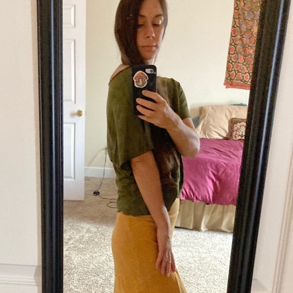 Gaia Conceptions boat neck butterfly crop shirt - Picture 4 of 5